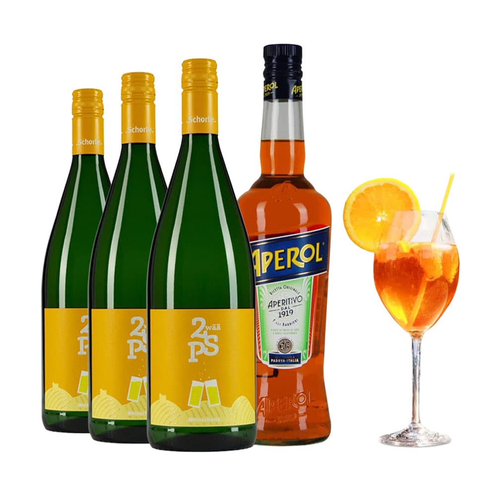 Aperol Schorlitz, der spritzige Sommerdrink mit Pfalz Gefühl